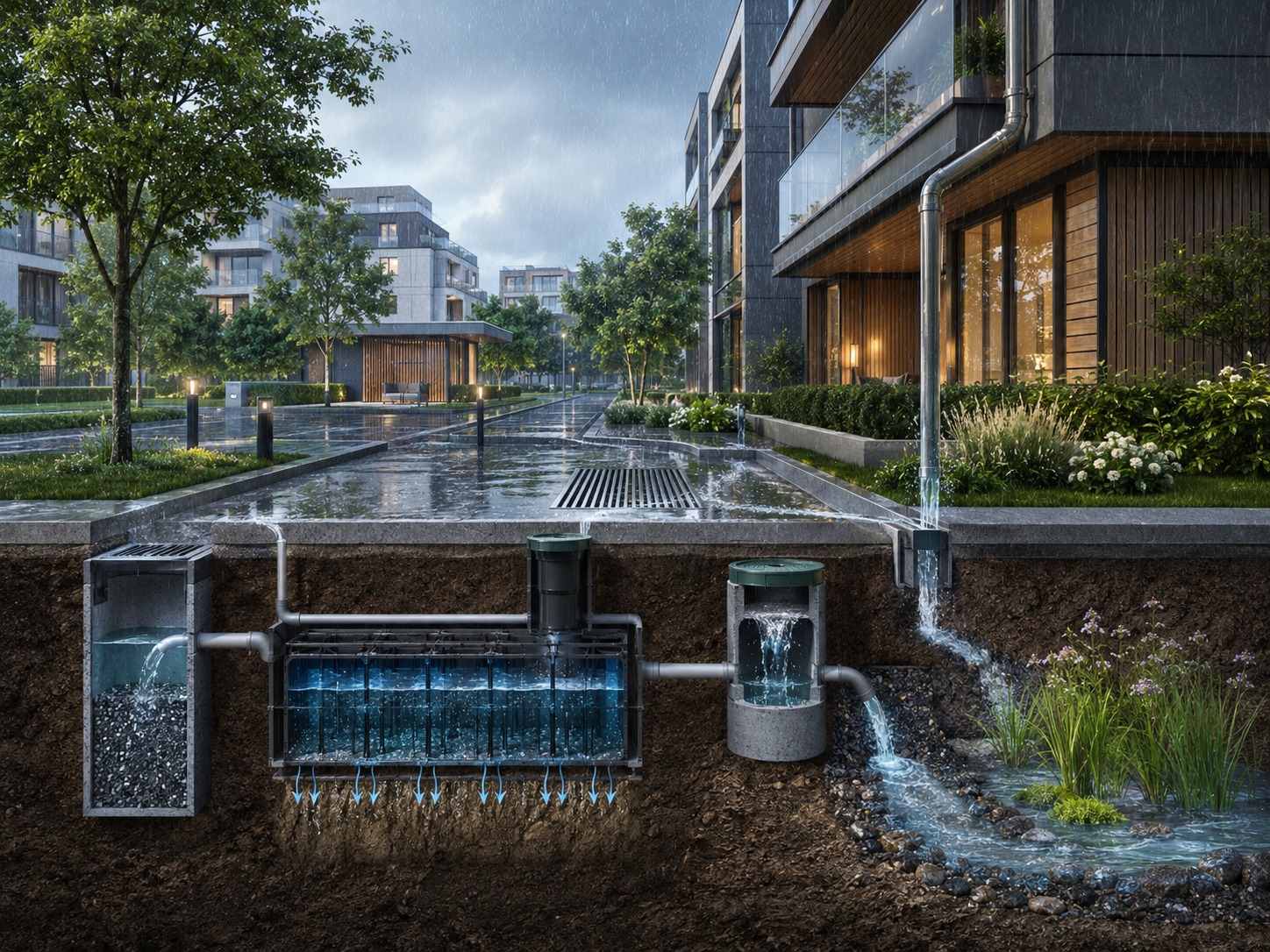 Gestion des eaux pluviales