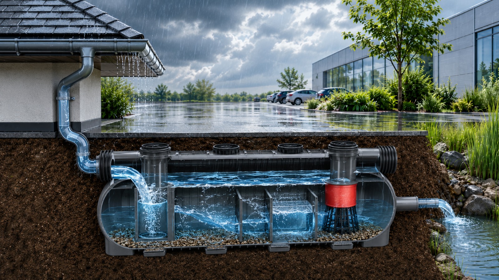 Gestion des eaux pluviales