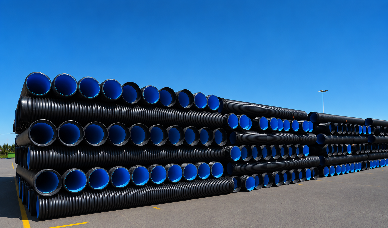 Tubes PEHD double paroi