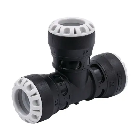 Te a 90deg encliquetable serie 1 (Réf. 10040)