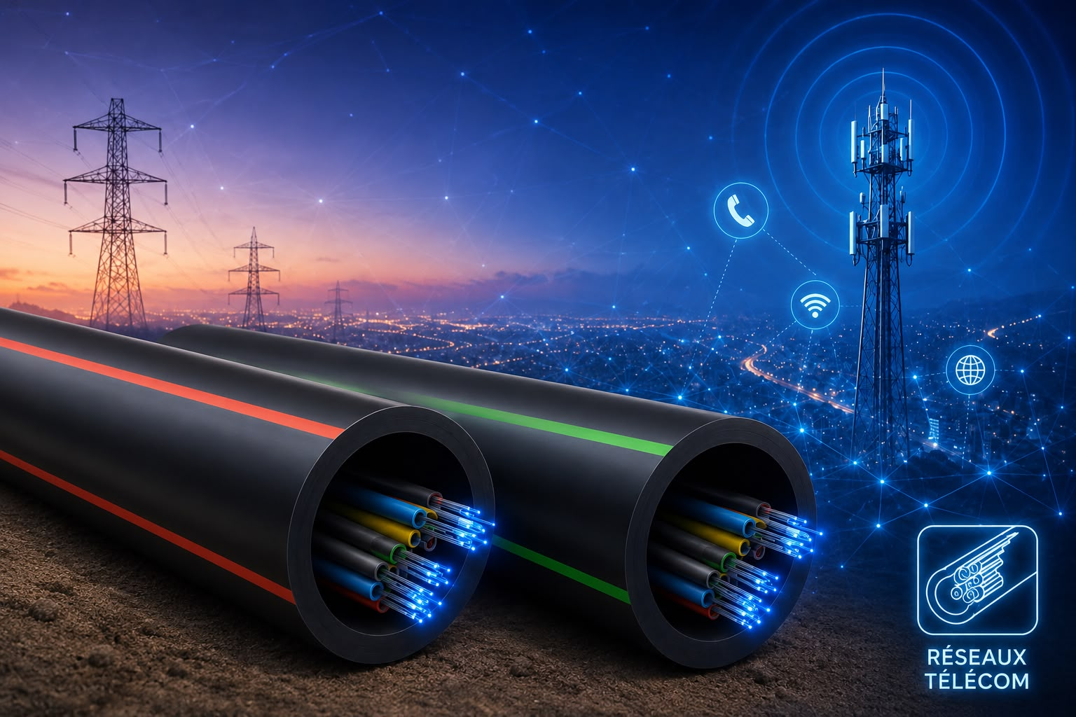 HDPE Telecom Duct Pipe